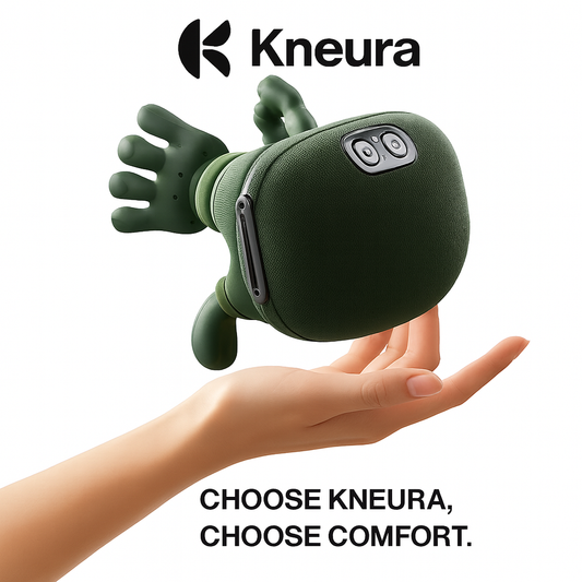 Kneura™ Shoulder & Neck Pain Relief Massager – Deep Kneading Finger Pressure for Tension, Stiff Neck & Muscle Fatigue - Kneura™
